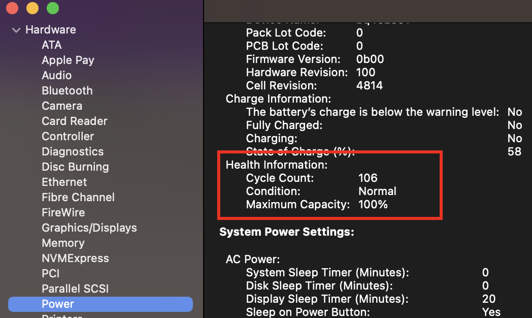 Battery state